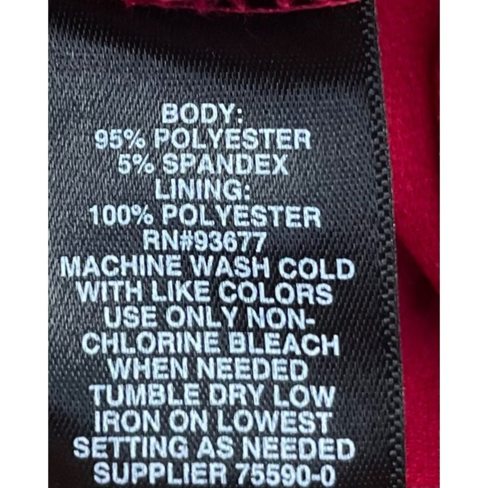 Bold Elements Women's Size Small Red Cocktail Dre… - image 4